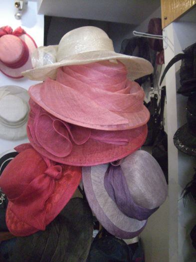 Hats for sale in a Jerusalem market