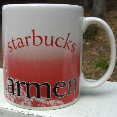 Starbucks mug from Playa del Carmen
