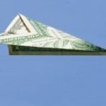 Paper Money Airplane - Cost of Flying - Save With Travel Deals