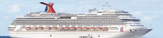 The Carnival Splendor cruise ship