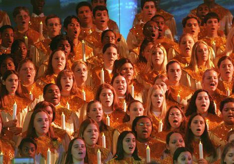 Choir Performing at Disney - photo via Walt Disney Company