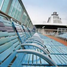 Cruise Deck stock photo