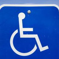 Handicap Sign - US Airways Boots Disabled Traveler