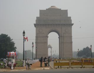 India Gate, which commemorates Indian soldiers who fought for  Britain in WWI, part of the country's Commonwealth heritage