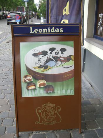 Leonidas Belgian Chocolates Sign