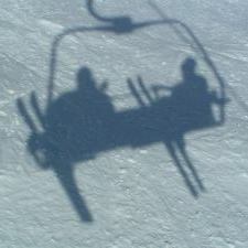 Skiers shadow - Winter Sports
