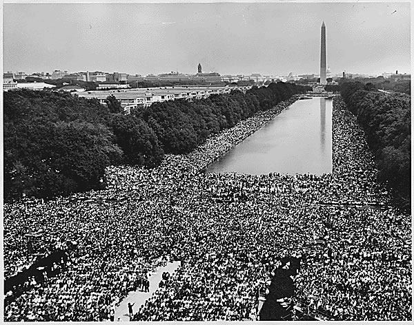 1963 March on Washington at which Martin Luther King, Jr. famously spoke