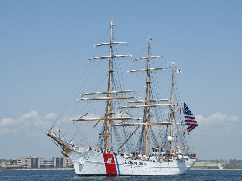 USS Coast Guard Eagle, baltimore star spangeled sailibration - Peter ...