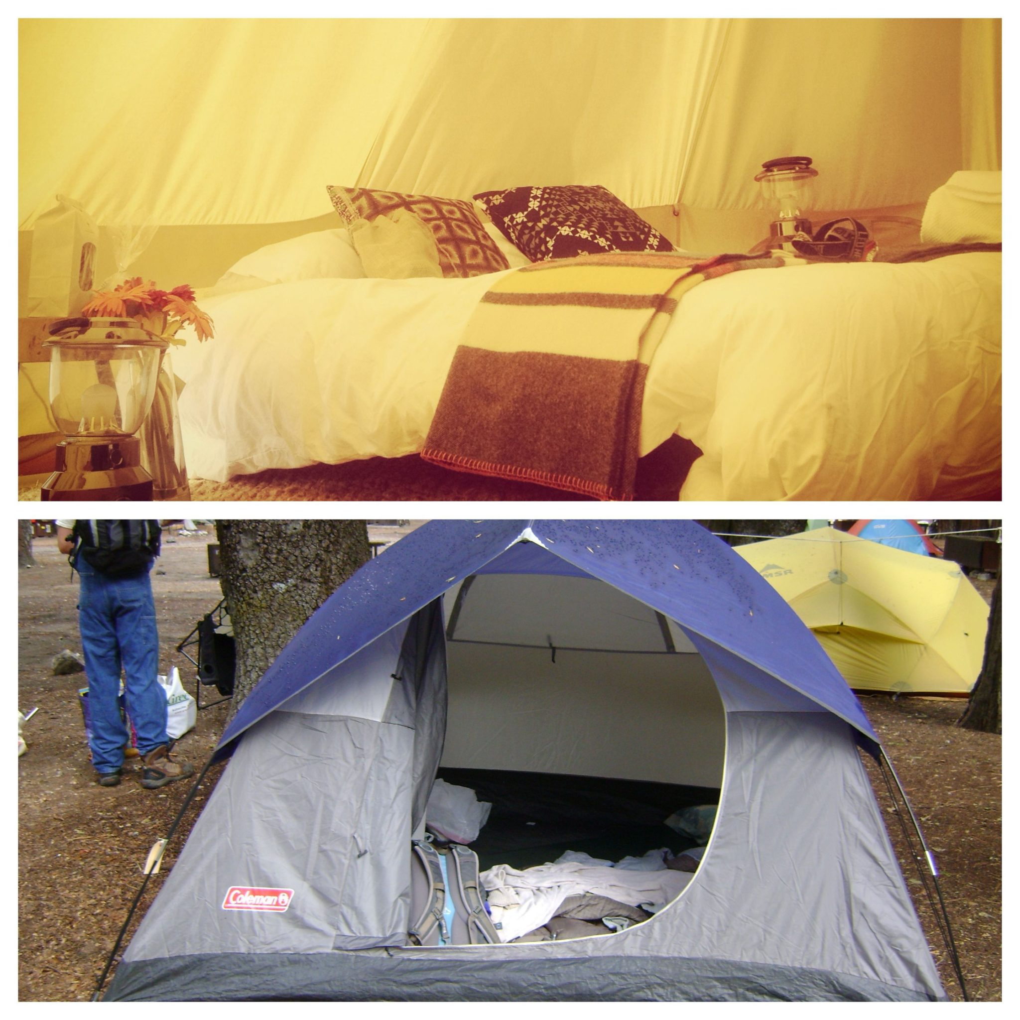 Camping vs Glamping Which Would You Rather 